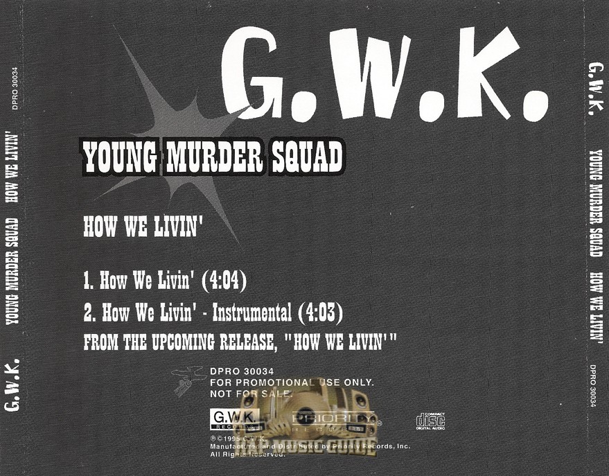 Young Murder Squad - How We Livin': Promo, Single. CD | Rap